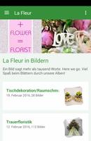 Floristik La Fleur poster