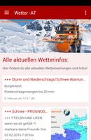 Wetterwarnungen - Österreich Affiche