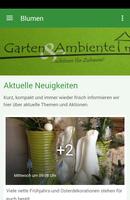 Garten und Ambiente plakat