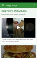 Poster Happy Schnitzel & Burger
