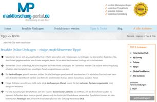 3 Schermata Marktforschung-Portal.de