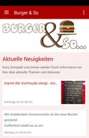 Burger & So poster