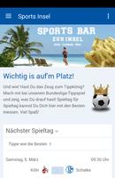 Sportsbar zur Insel plakat