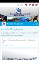 NoLimit eSports e.V. Plakat