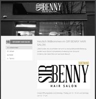 SIR BENNY HAIR SALON poster