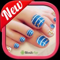 Toe Nail Design Affiche