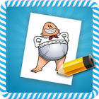 How To Draw :Captain Underpants أيقونة