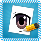 How To Draw :Anime Eyes آئیکن