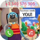 Call Frome ToonTown - Best Fake Call icône