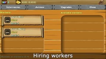 Build & Mine Wild West Tycoon - Idle Miner Clicker captura de pantalla 2