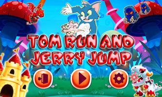 Tom Run And Jerry jump Affiche