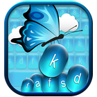 Blue Butterfly Keyboard App Zeichen