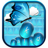 Blue Butterfly Keyboard App