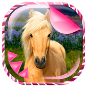 Cute Horses Live Wallpaper icon