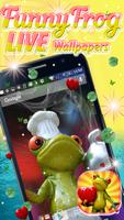 Funny Frog Live Wallpapers 스크린샷 2
