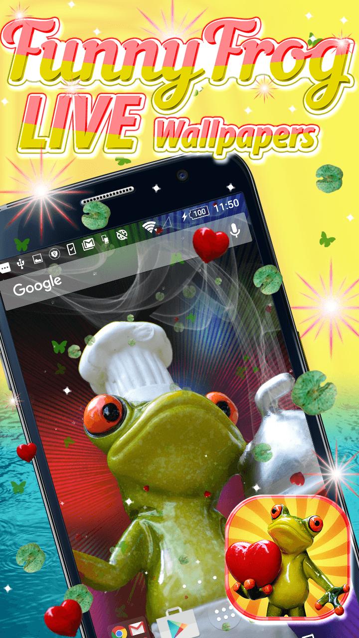Android 用の 面白いカエルアニメ壁紙 Apk をダウンロード