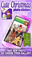 Cute Christmas Photo Stickers Affiche