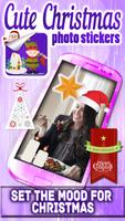 Cute Christmas Photo Stickers capture d'écran 1