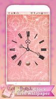 Stylish Clock Live Wallpaper Affiche