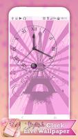 Stylish Clock Live Wallpaper capture d'écran 1