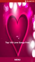 Top 100 Love Songs Free Affiche