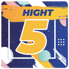 High Five Word jeu - mot jeu de cerveau icône