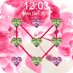 Diamond Heart Pattern Lock