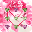Diamond Heart Pattern Lock APK