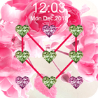 Diamond Heart Pattern Lock иконка