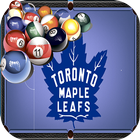 Billiards Toronto maple leafs Theme icône