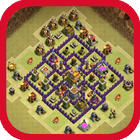 Town Hall 7 War Base Layouts أيقونة