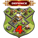 Town Hall 4 Defence Base Layouts APK