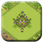 Town Hall 4 Hybrid Base Layout آئیکن