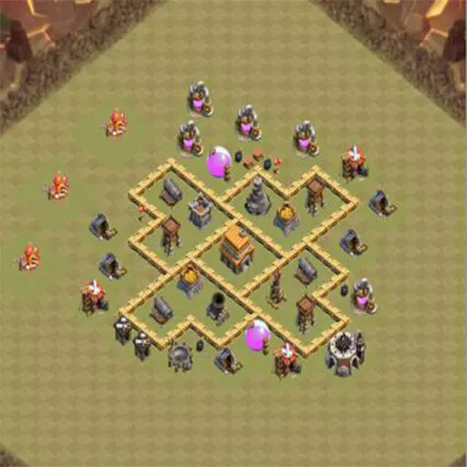 Clash Of Clans Town Hall 5 War Base Clash Of Clans Town Hall Level 5 War Base