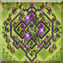 Town Hall 8 Farming Base Layouts APK