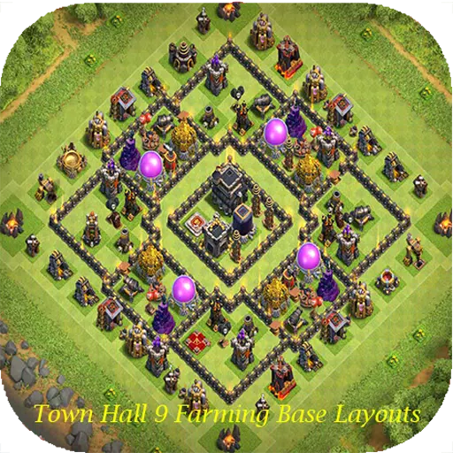 Town Hall 9 Farming Base Layouts APK for Android Download