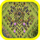 Town Hall 9 Trophy Base Layouts icône