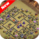 Town Hall 9 War Base Maps APK