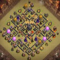 Town Hall 9 War Base Maps اسکرین شاٹ 3