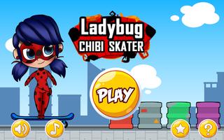 Ladybug Chibi Skater Adventure Cartaz