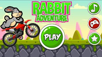 Funny Bunny Rabbit Super Motorcycle Adventures poster