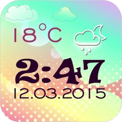 Transparent Clock And Weather APK download