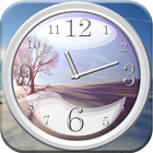 Transparent Clock Widget آئیکن