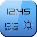 Transparent Weather Clock APK