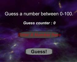 Guess The Number Game captura de pantalla 1