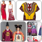 Traditional Clothing Design Zeichen