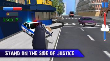 Traffic Justice Superhero Bat اسکرین شاٹ 3