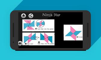 How to make Ninja Star paper स्क्रीनशॉट 1