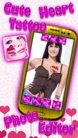 Cute Heart Tattoo Photo Editor スクリーンショット 3