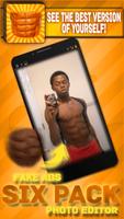 Fake Abs Six Pack Photo Editor پوسٹر